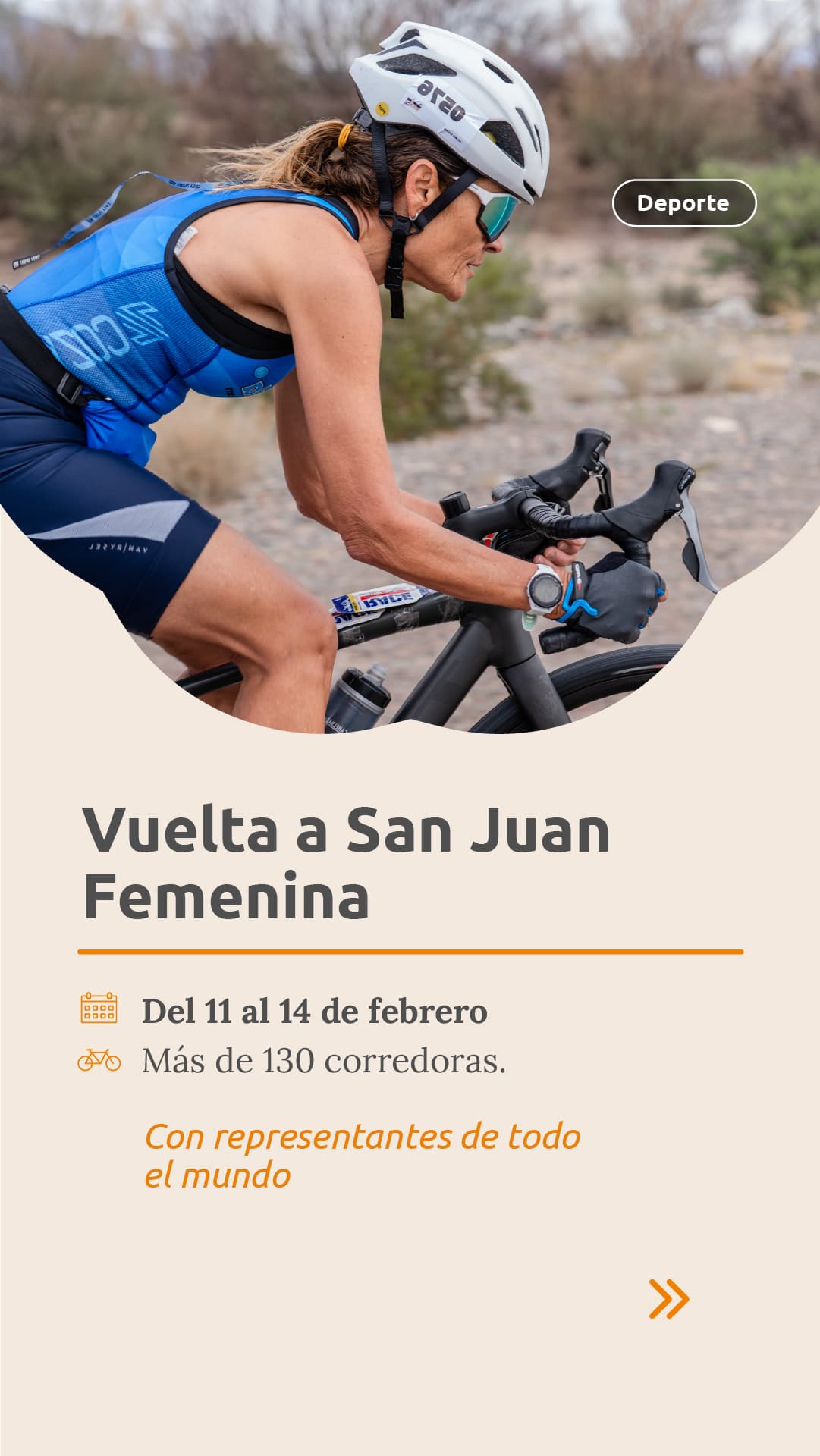 Otros en San Juan: Vuelta a San Juan Femenina en San Juan el mié, 11 de febrero