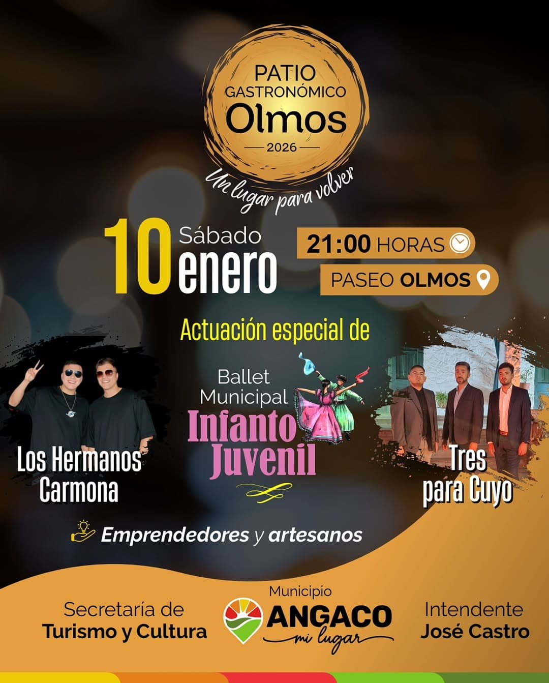 Los Hermanos Carmona | Ballet Municipal Infanto Juvenil | Tres para Cuyo