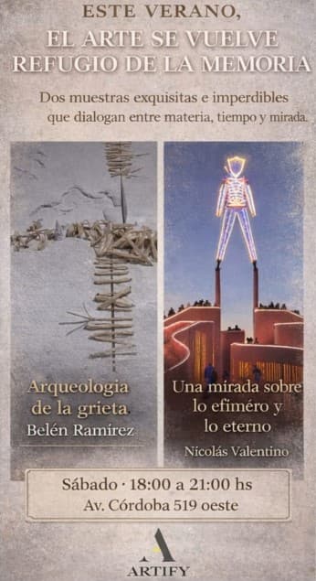 Otros en San Juan: Arqueologia de la Grieta | Una Mirada sobre lo Efimero & lo Eterno en Av. Córdoba Oeste 519 el sáb, 14 de febrero