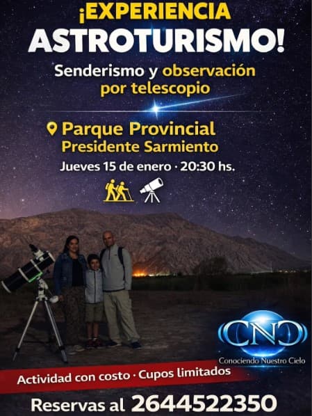 Experiencia Astroturismo - Senderismo y Observacion por Telescopio