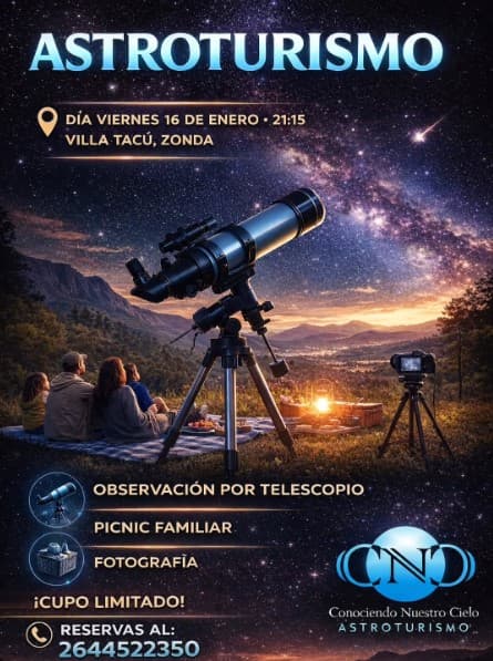 Astroturismo en Villa Tacu