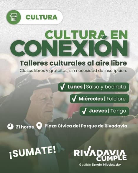 Cultura en Conexion - Talleres Culturales al Aire Libre