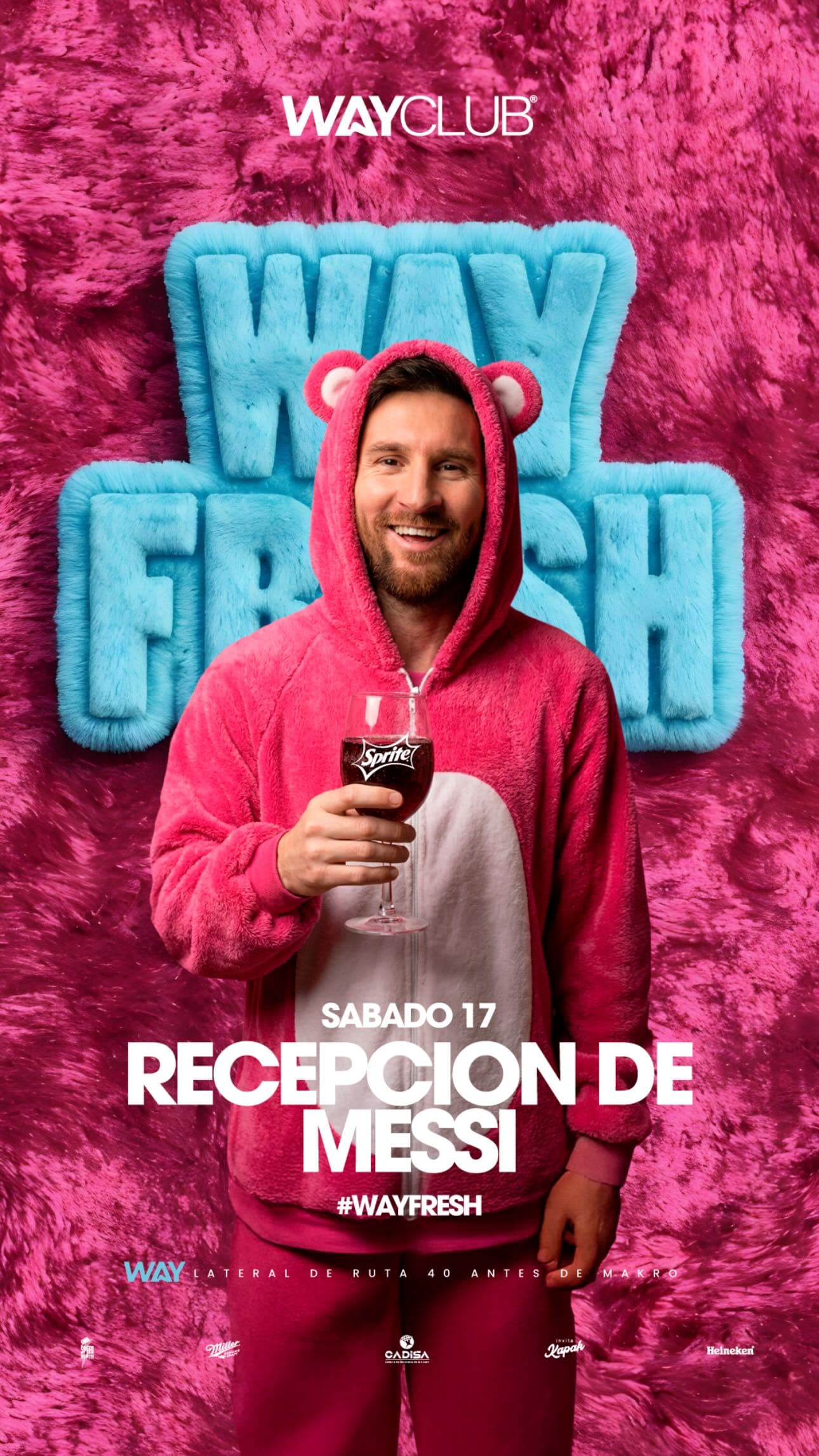 Way Fresh - Recepcion de Messi