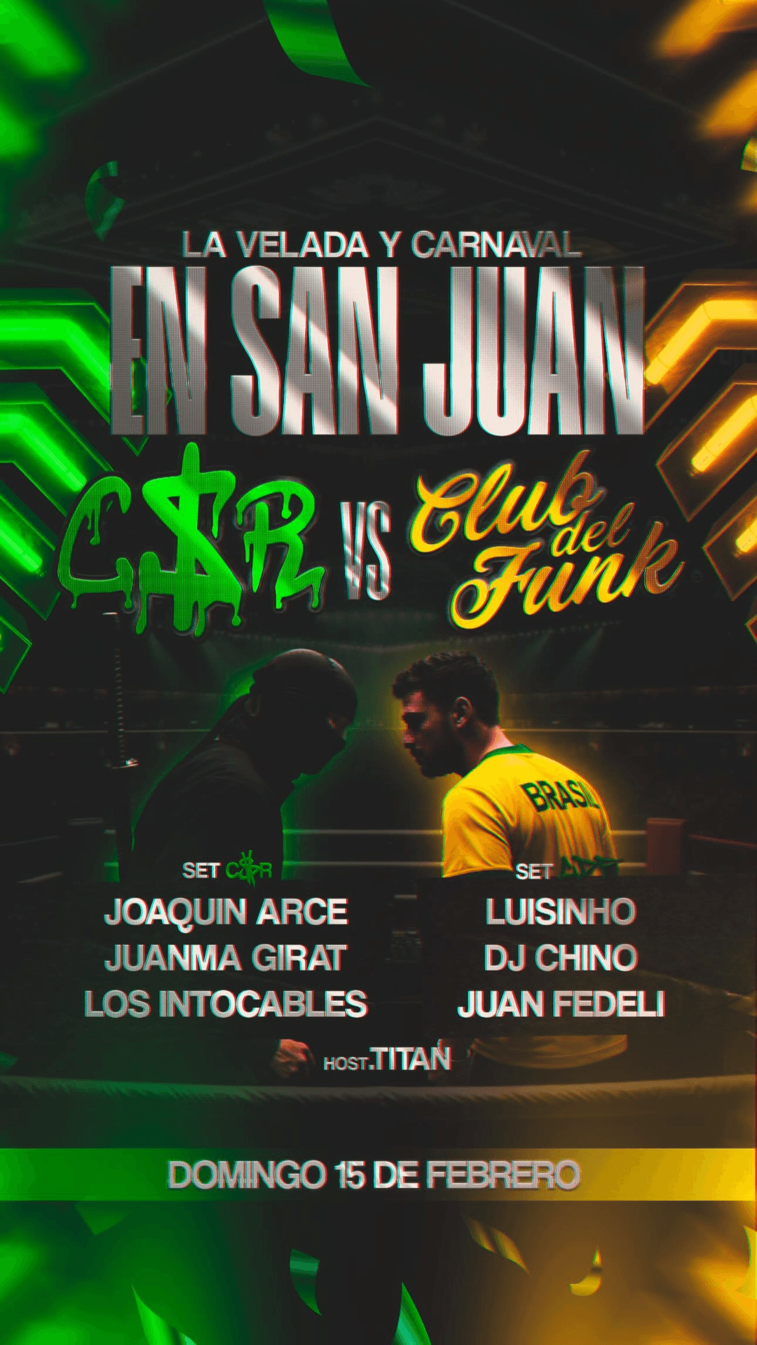 Fiestas en San Juan: CSR Vs El Club del Funk en Quattro Club Summer el dom, 15 de febrero