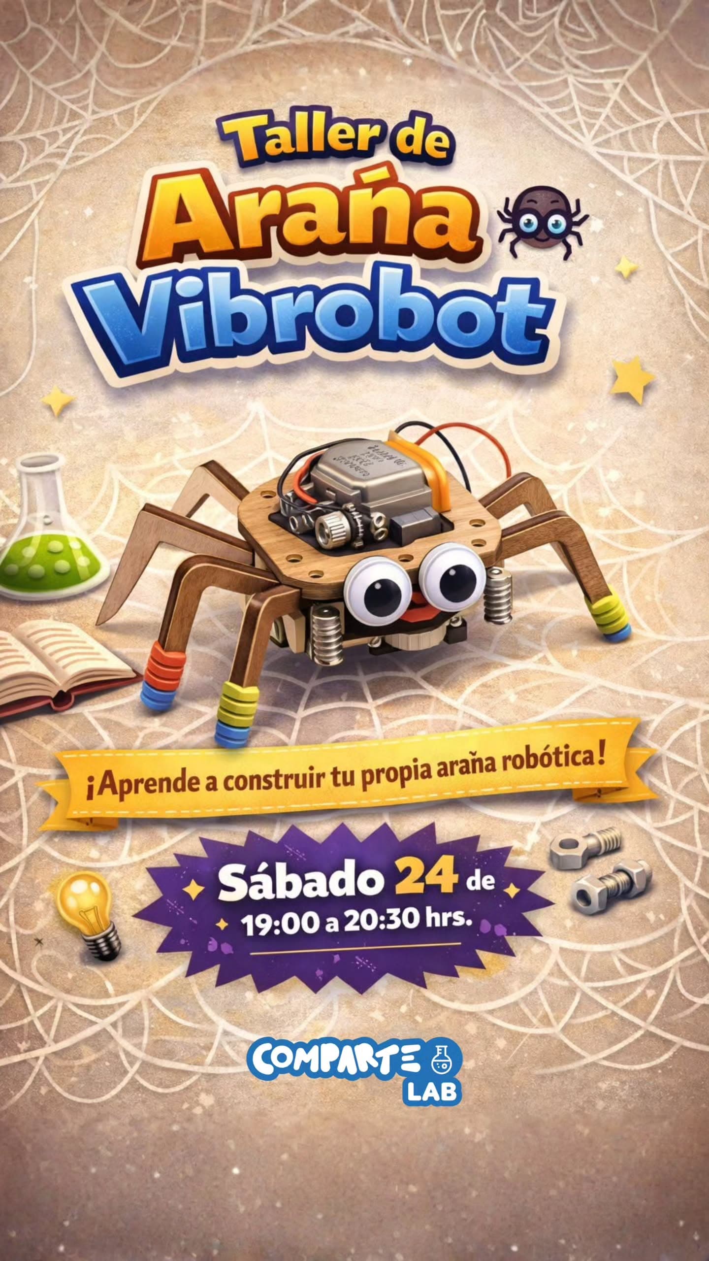 Taller de Araña Vibrobot