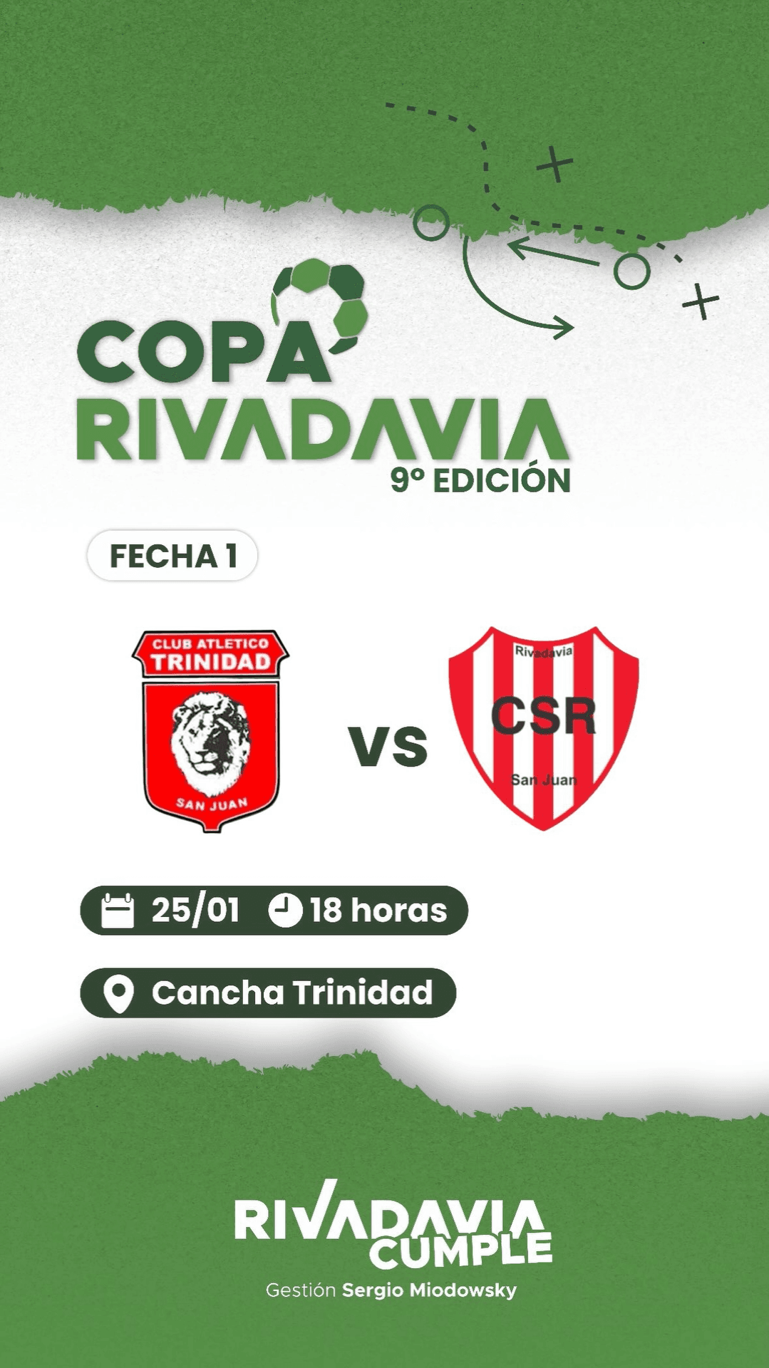 Copa Rivadavia 9º Edicion: Trinidad vs Sportivo Rivadavia