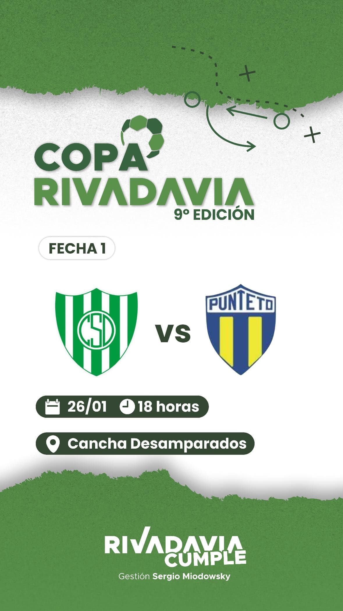 Copa Rivadavia 9º Edicion: Desamparados vs Punteto