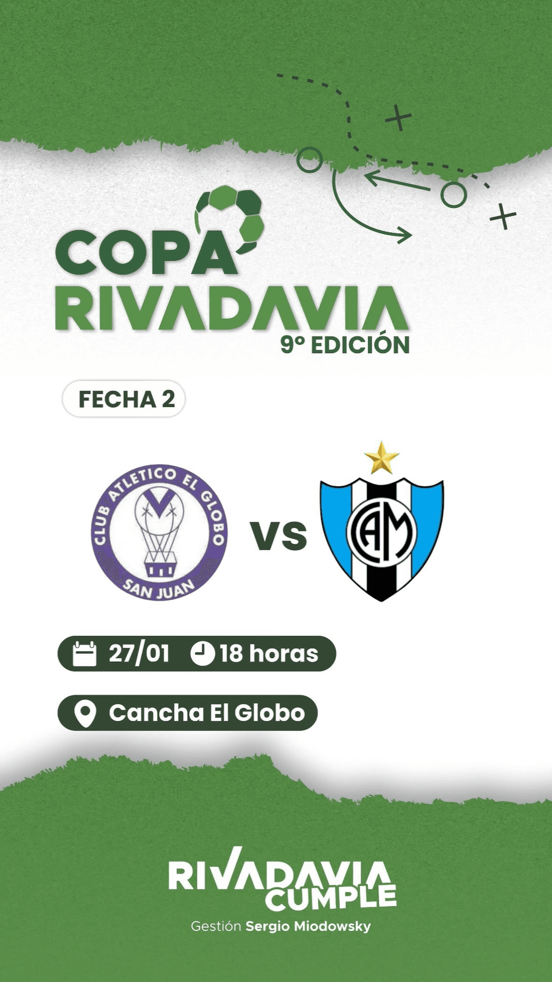 Copa Rivadavia 9º Edicion - Fecha 2: El Globo vs Marquesado