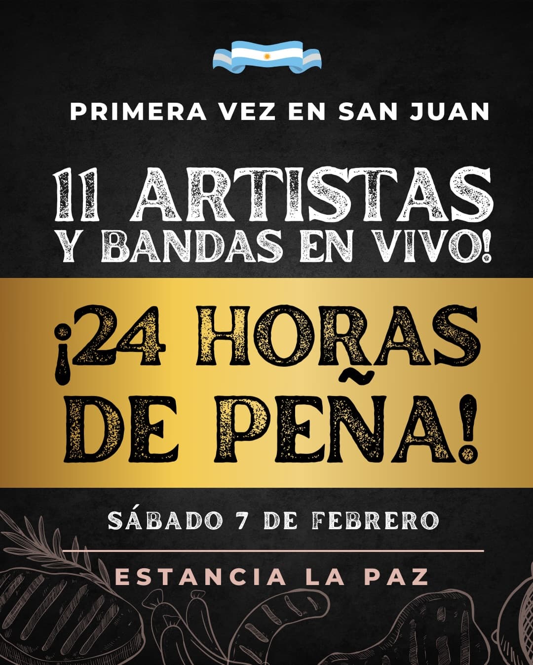 Música en San Juan: 2da Gran Peña Estancia La Paz en Estancia La Paz el sáb, 7 de febrero