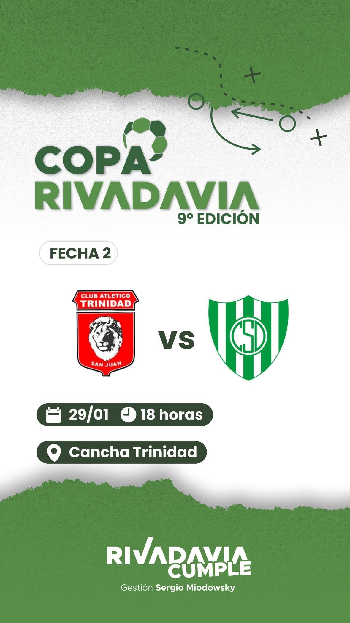 Copa Rivadavia 9º Edicion - Fecha 2: Trinidad vs Desamparados