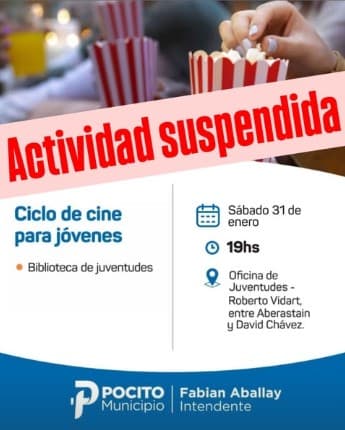 Suspendido > Ciclo de Cine para Jovenes