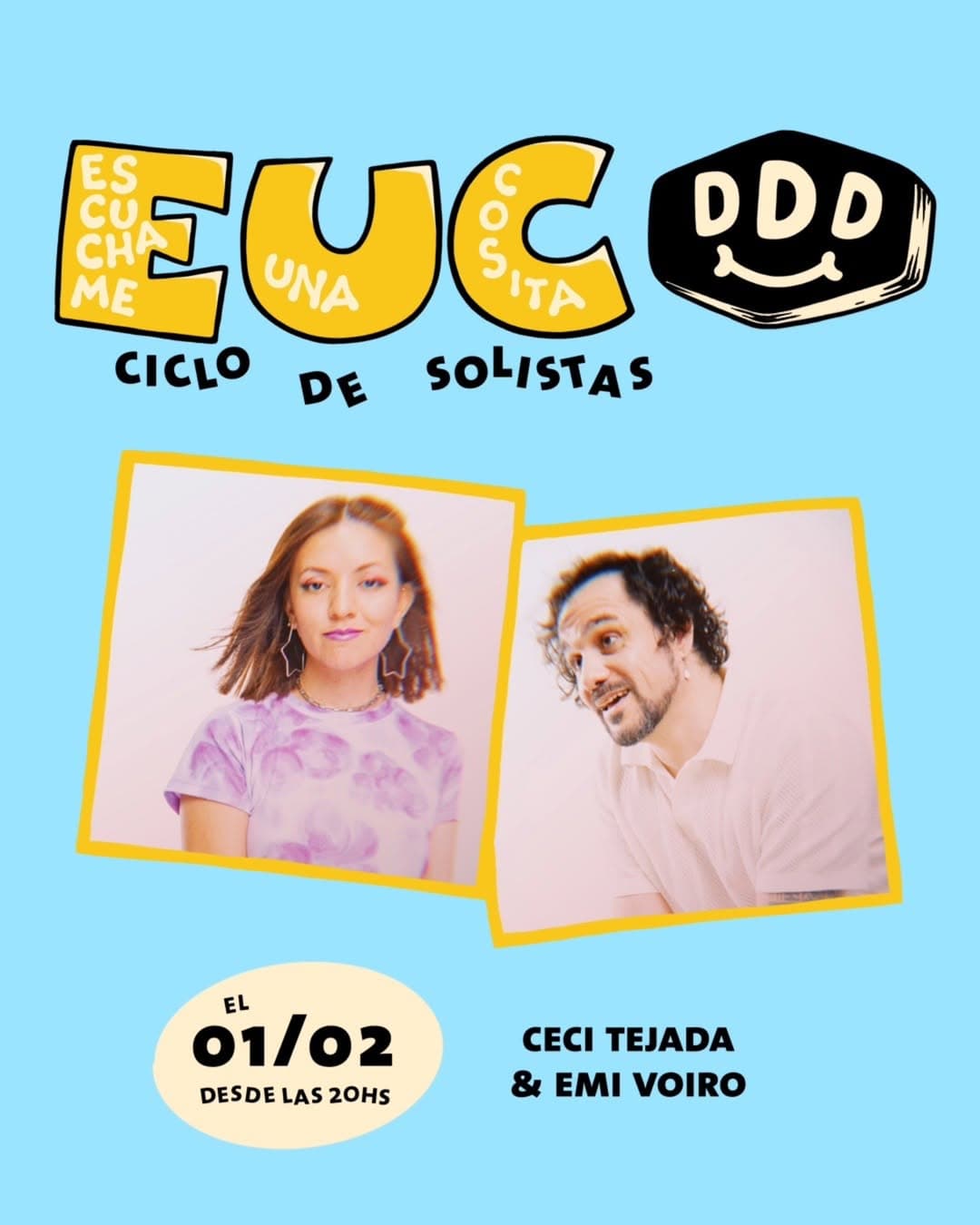 Música en San Juan: Escuchame una Cosita: Ceci Tejada & Emi Voiro en Donata del Desierto el dom, 1 de febrero