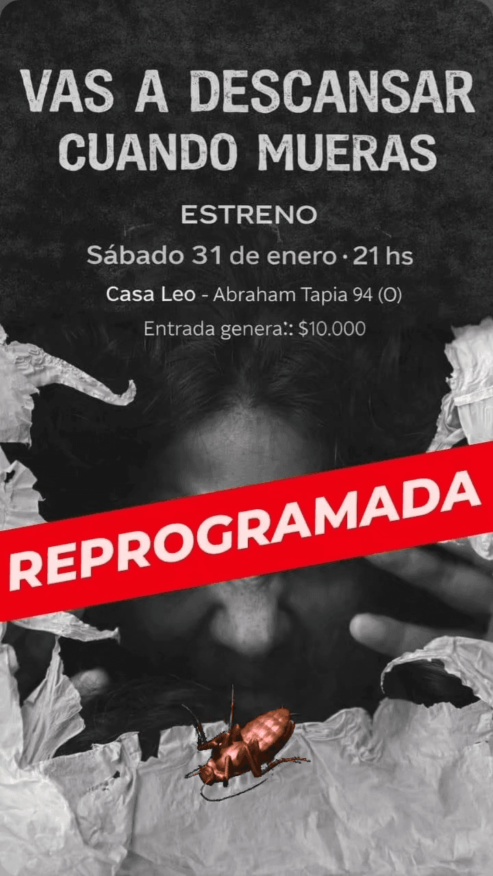 Suspendido > Vas a Descansar Cuando Mueras