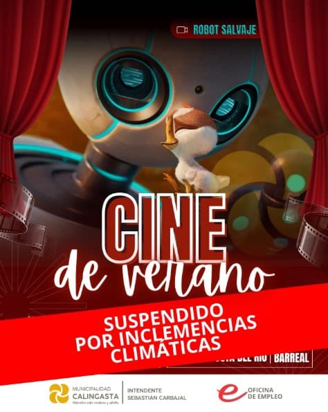 Cine en San Juan: Suspendido > Cine de Verano: "Robot Salvaje" en Río De los Patos el dom, 1 de febrero