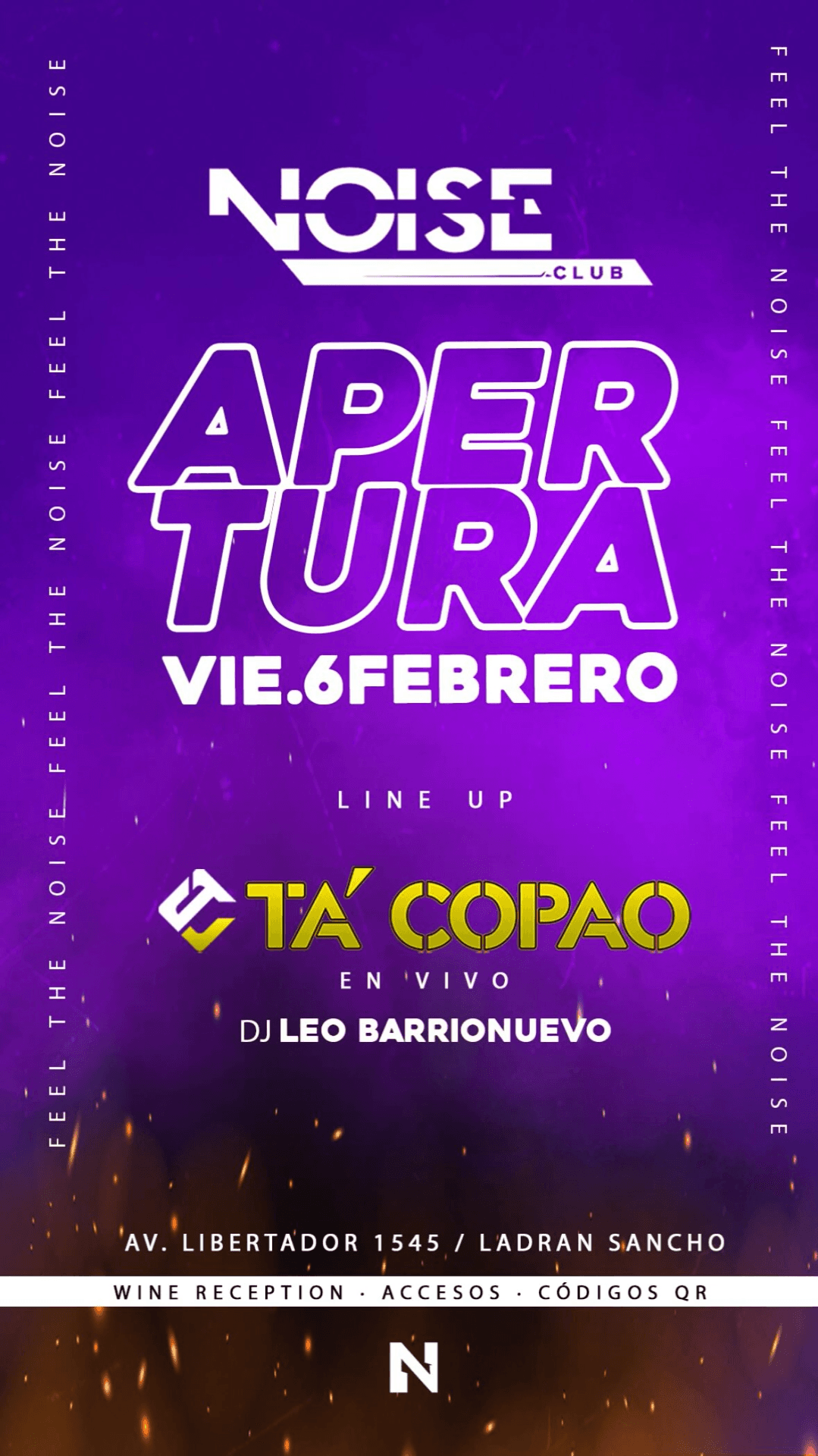 Apertura Noise Club - Ta´ Copao