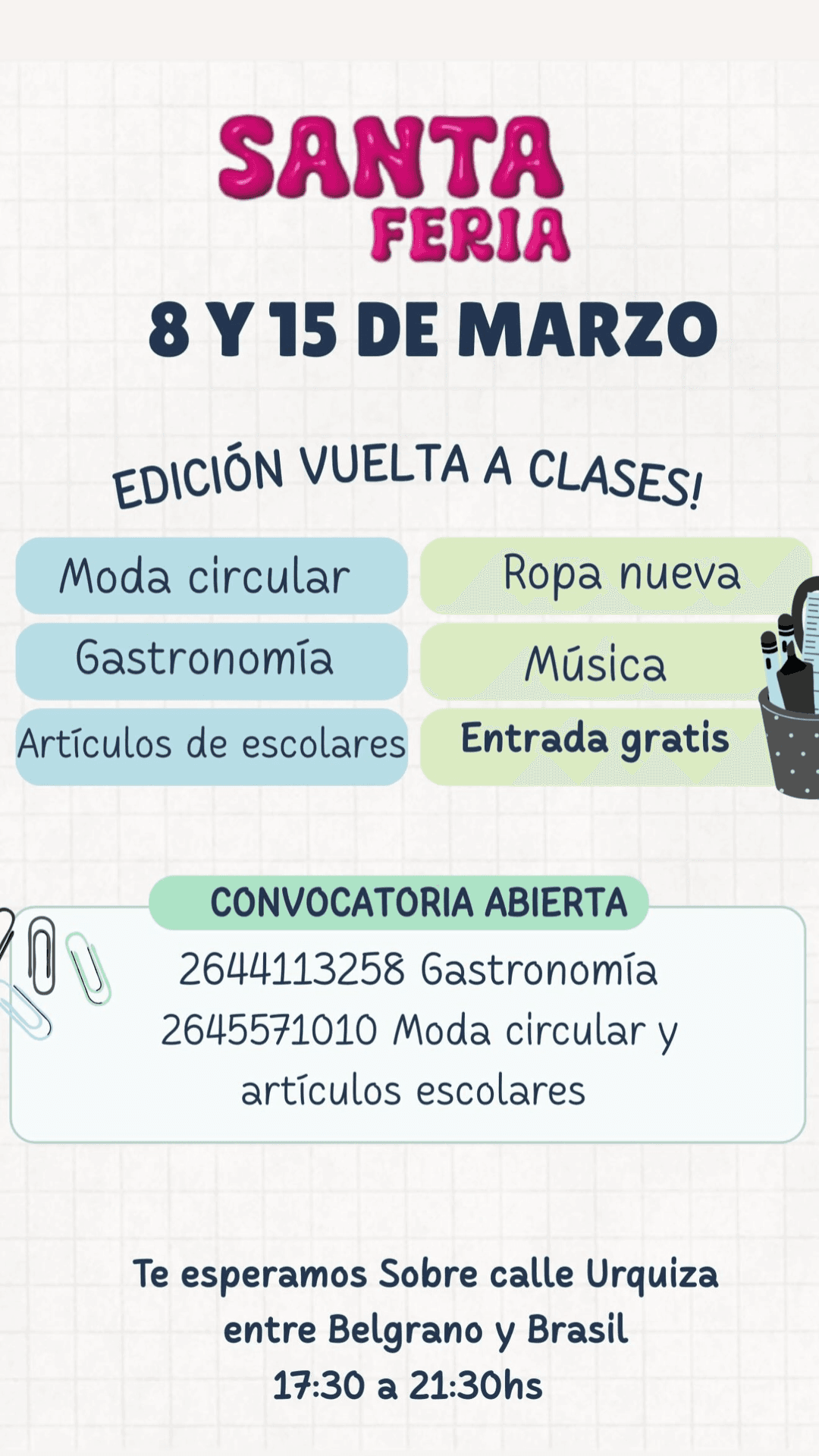 Santa Feria - Edicion Vuelta a Clases