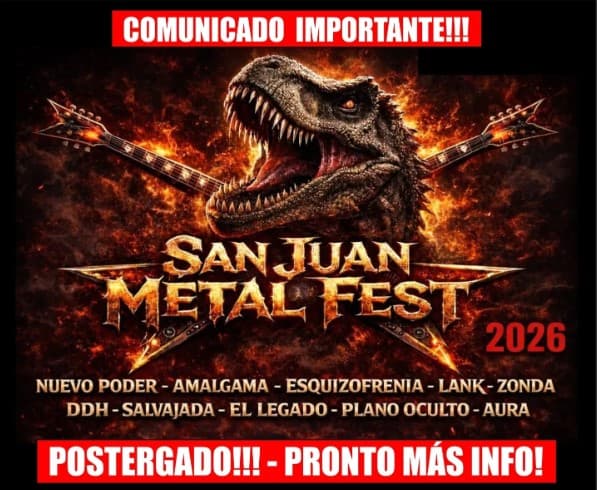 Suspendido > San Juan Metal Fest