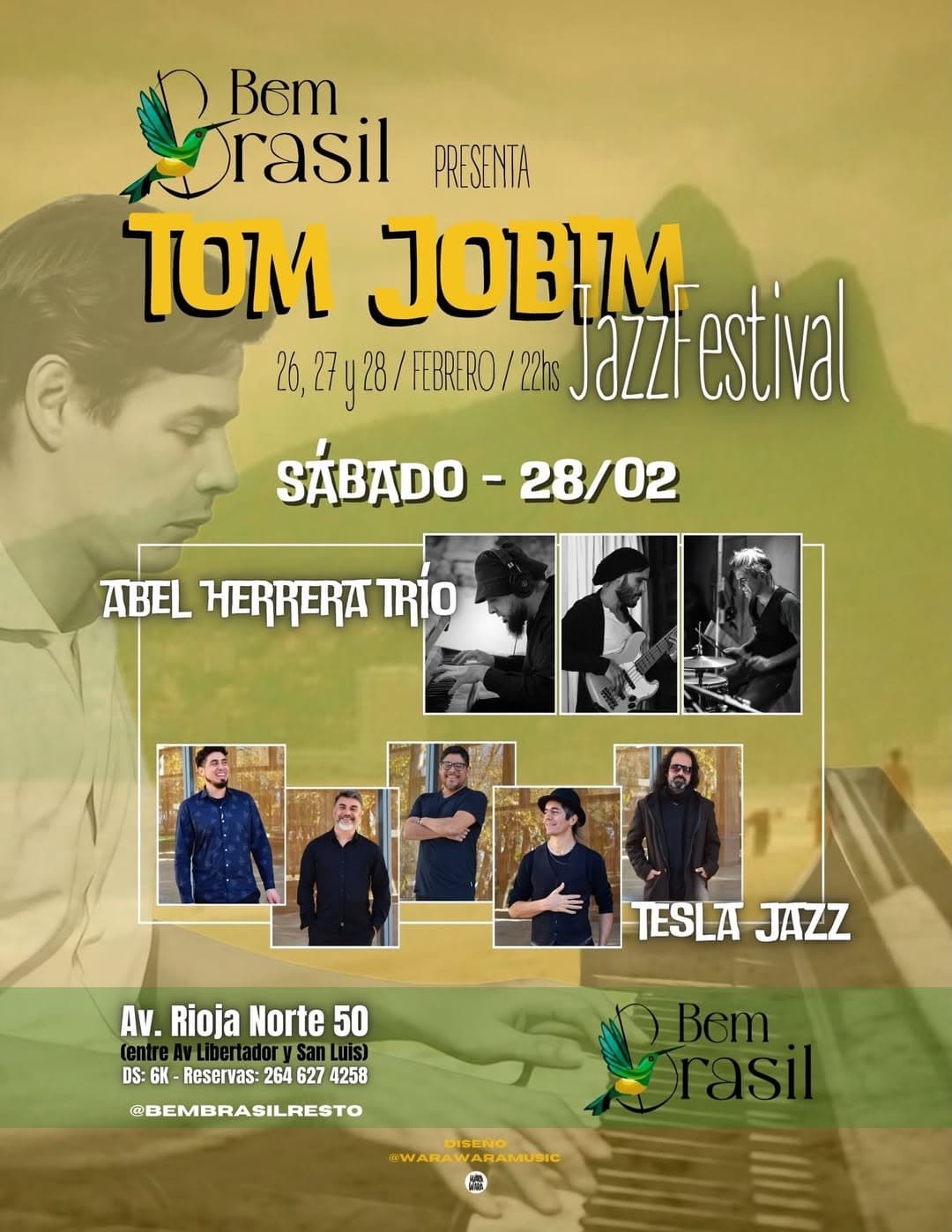 Tom Jobim Jazz Festival - Abel Herrera Trio | Tesla Jazz